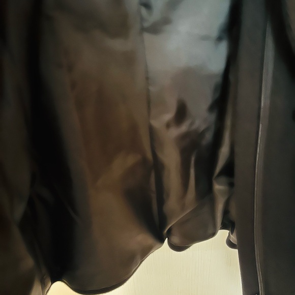 Black Ruffled Women's Jacket - Picture 6 of 7